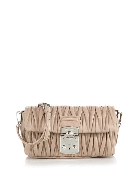 miu miu matelassé crossbody bag|miumiu mini crossbody bags.